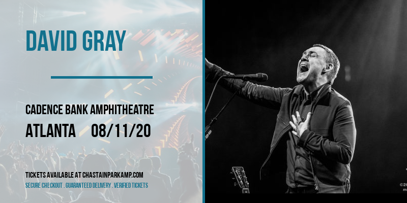 David Gray at Cadence Bank Amphitheatre tickets David Gray at Cadence Bank Amphitheatre
