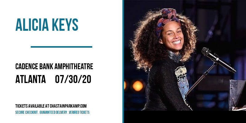 Alicia Keys at Cadence Bank Amphitheatre tickets Alicia Keys at Cadence Bank Amphitheatre