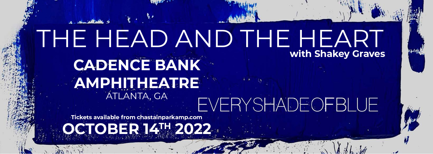 The Head and The Heart: Every Shade of Blue 2022 North American Tour with Shakey Graves at Cadence Bank Amphitheatre tickets The Head and The Heart: Every Shade of Blue 2022 North American Tour with Shakey Graves at Cadence Bank Amphitheatre