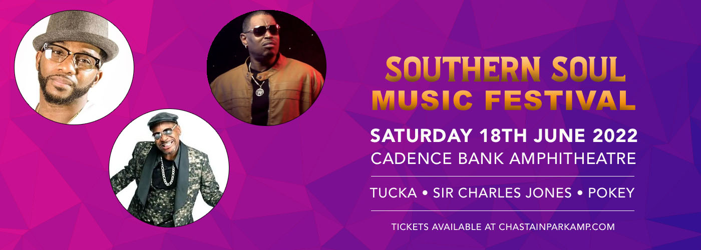 Southern Soul Blues Festival: Tucka, Sir Charles Jones & Pokey Bear at Cadence Bank Amphitheatre