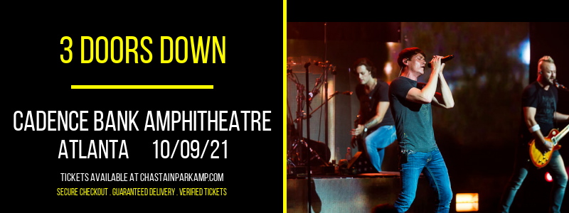 3 Doors Down [CANCELLED] at Cadence Bank Amphitheatre