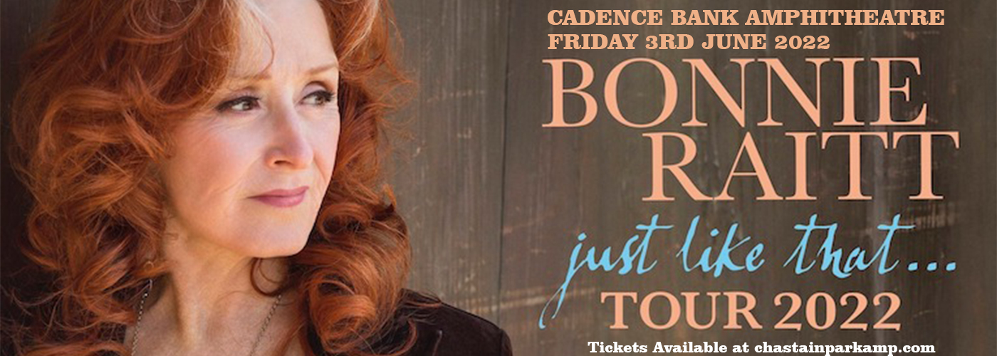 Bonnie Raitt at Cadence Bank Amphitheatre tickets Bonnie Raitt at Cadence Bank Amphitheatre
