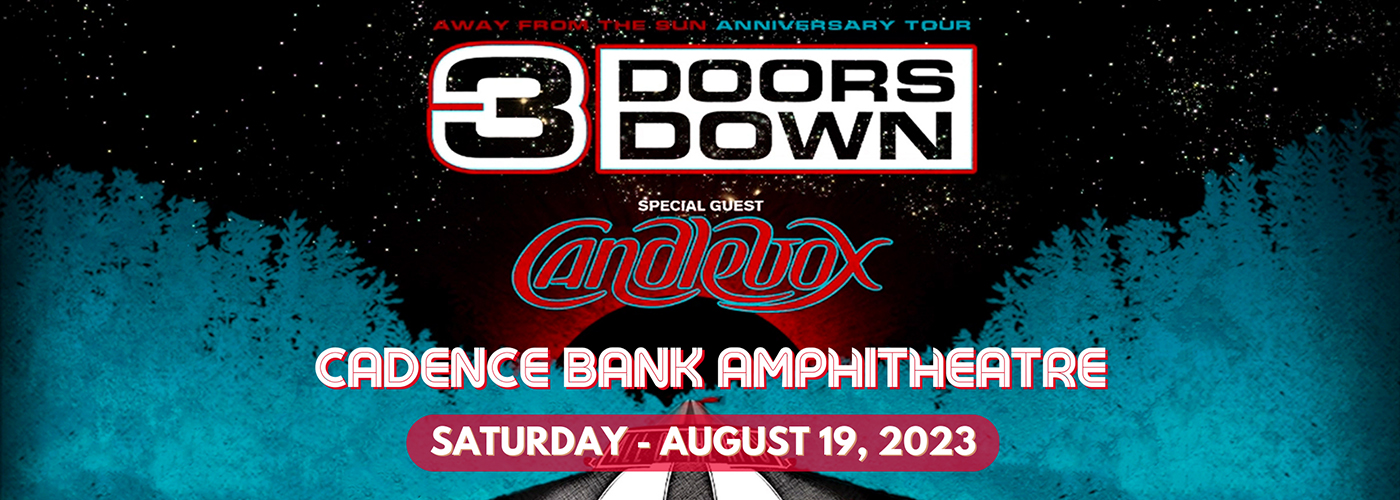 Three doors down discount tickets