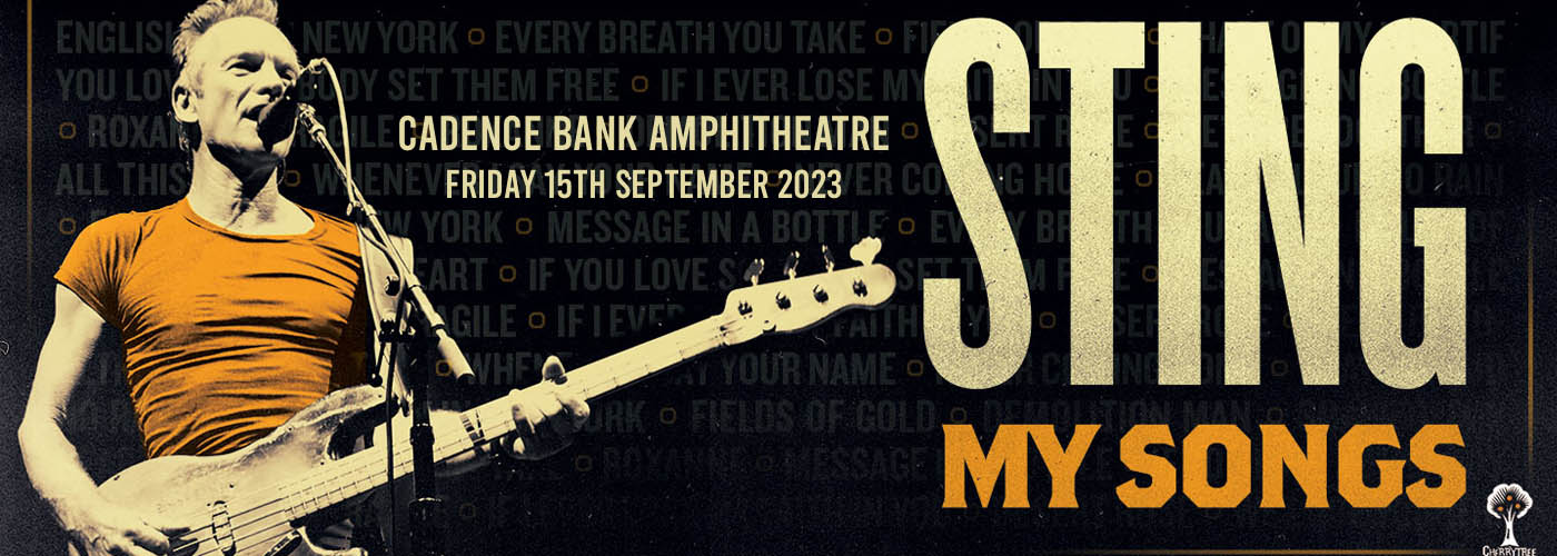 Sting at Cadence Bank Amphitheatre