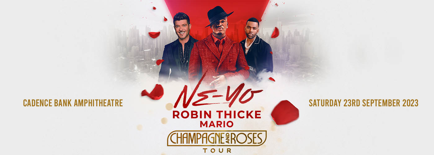 Ne-Yo, Robin Thicke & Mario at Cadence Bank Amphitheatre