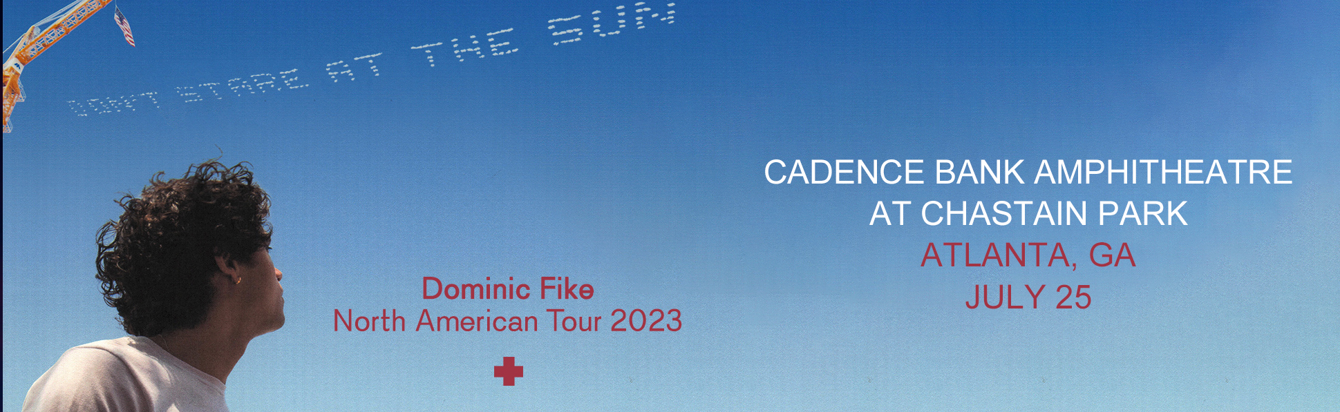 Dominic Fike at Cadence Bank Amphitheatre