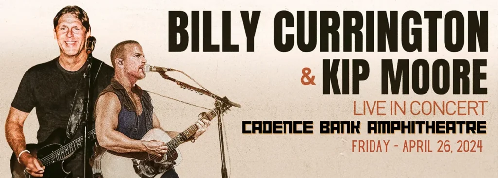 Billy Currington & Kip Moore at Cadence Bank Amphitheatre at Chastain Park