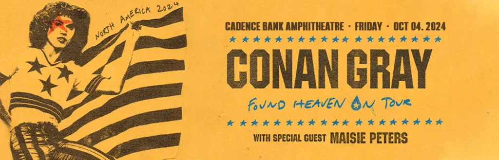 Conan Gray at Cadence Bank Amphitheatre at Chastain Park