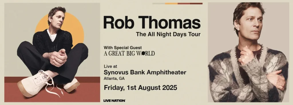 Rob Thomas & A Great Big World at Synovus Bank Amphitheater at Chastain Park