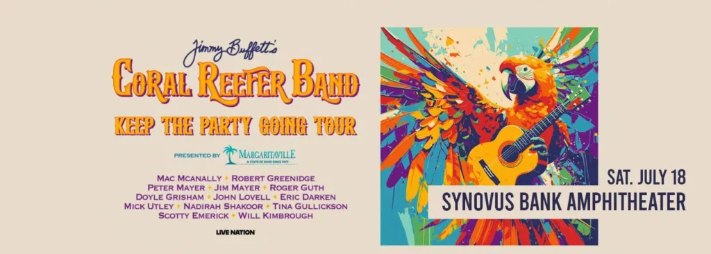 Jimmy Buffett's Coral Reefer Band at Synovus Bank Amphitheater at Chastain Park